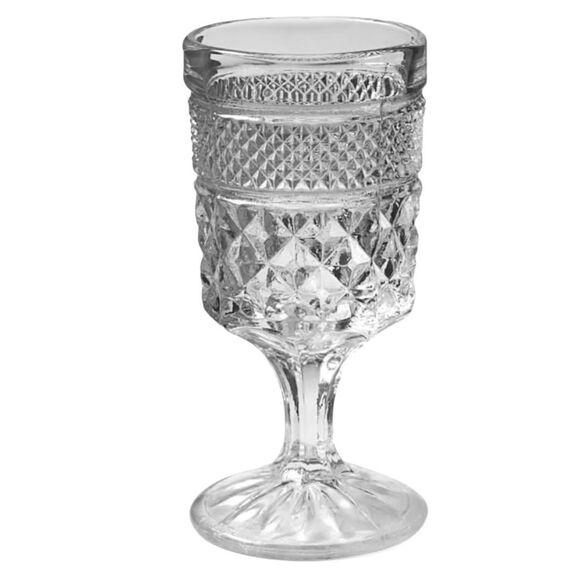 Wexford By Anchor Hocking Stemmed Water Goblet Glass 6⅚" - Picture 1 of 2